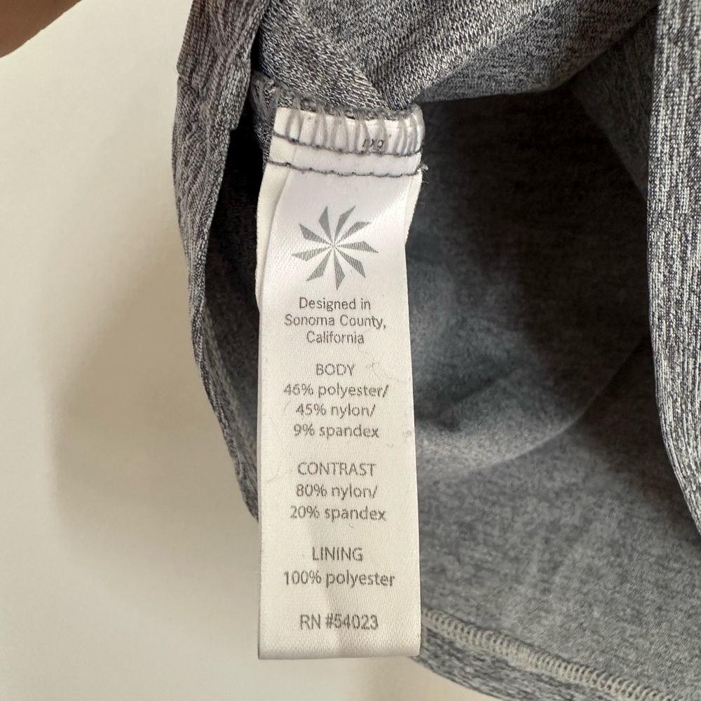 Athleta Gray Strappy Back Athletic Tank Top – XS - Picture 6 of 6